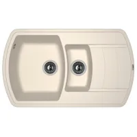 Chiuvetă Florentina Nire 860 K 86 x 51 / Piatră artificială / Jasmin