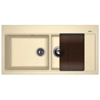 Кухонная мойка Florentina Rossana 100 x 51 / Искусственный камень / Шампанское