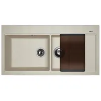 Chiuvetă Florentina Rossana 100 x 51 / Piatră artificială / Gray