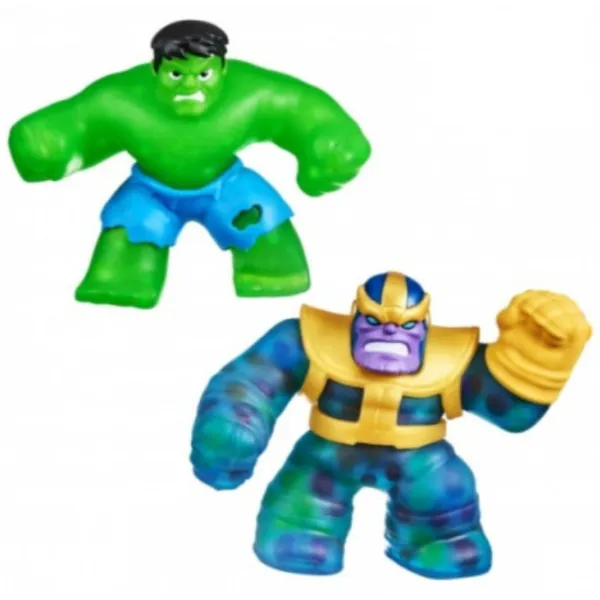 Фигурки Goojitzu Marvel Twin Pack Thanos vs Hulk 4+/ Зелёный photo 1
