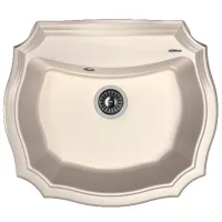 Chiuvetă Florentina Emiliya 640 64 x 55 / Piatră artificială / Jasmin