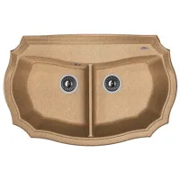 Кухонная мойка Florentina Emiliya 870 87 x 55 / Искусственный камень / Коричневый