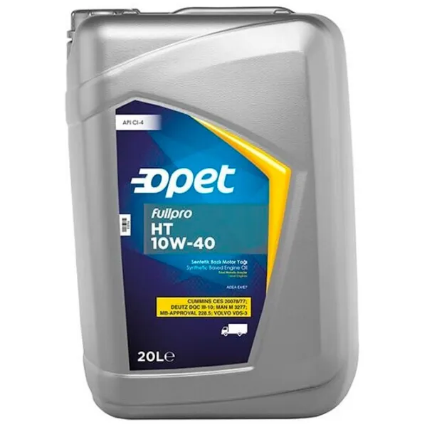 Моторное масло Opet Fullpro HT 10W-40 10W-40 20 л синтетическое photo 1