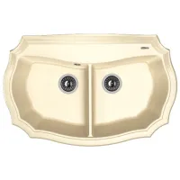 Chiuvetă Florentina Emiliya 870 87 x 55 / Piatră artificială / Champagne