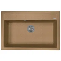 Chiuvetă Florentina Lipsi 770 77 x 51 / Piatră artificială / Brown