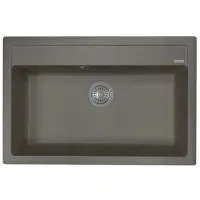 Chiuvetă Florentina Lipsi 770 77 x 51 / Piatră artificială / Black