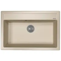 Chiuvetă Florentina Lipsi 770 77 x 51 / Piatră artificială / Gray