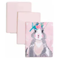 Lenjerie de pat pentru copii Veres Summer Bunny (2600000099400 ) Bumbac/ Pink Bunny