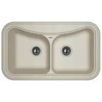 Chiuvetă Florentina Krit 860 86 x 51 / Piatră artificială / Gray