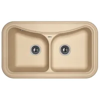 Кухонная мойка Florentina Krit 860 86 x 51 / Искусственный камень / Бежевый