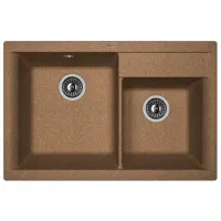 Chiuvetă Florentina Kassi 780 51 x 78 / Piatră artificială / Brown