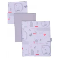 Детское постельное бельё Veres Bear House (2600000096379) Хлопок/ Пурпурный Серый