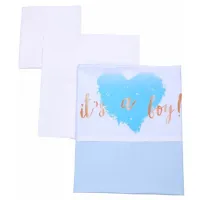 Детское постельное бельё Veres It's a boy! (2600000099479 ) Хлопок/ Синий Белый