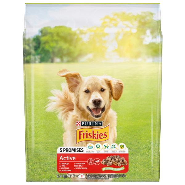 Корм для собак сухой Purina Friskies 7281 2.4 кг/ Говядина photo 1