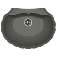 Кухонная мойка Florentina Grebeshok 70 x 53 / Искусственный камень / Черный