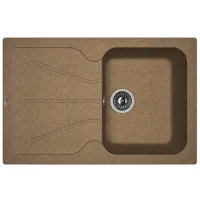 Chiuvetă Florentina Gattinara 780 78 x 51 / Piatră artificială / Brown