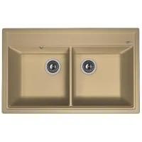 Chiuvetă Florentina Lipsi 820 82 x 51 / Piatră artificială / Cappucino