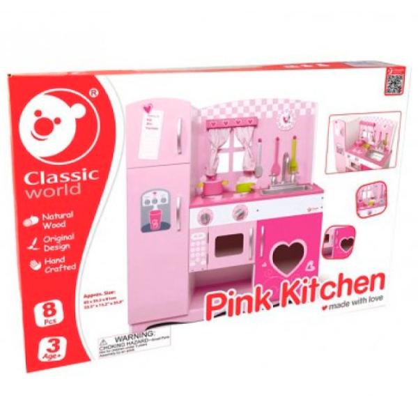 Joc de masă Classic World Pink Kitchen 3+/ Dezvoltare photo 1 Joc de masă Classic World Pink Kitchen 3+/ Dezvoltare photo 1