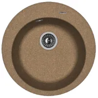 Chiuvetă Florentina Nikosia 51 x 51 / Piatră artificială / Brown