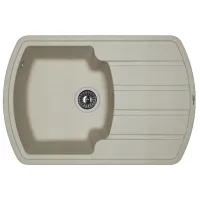 Кухонная мойка Florentina Nire 760 76 x 51 / Искусственный камень / Серый