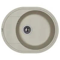 Кухонная мойка Florentina Rodos 580 58 x 47 / Искусственный камень / Серый