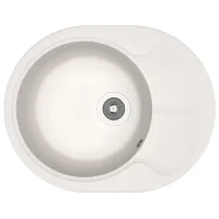 Кухонная мойка Dr.Gans Berta 620 58 x 47 / Искусственный камень / Белый