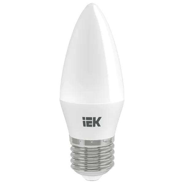 Set becuri LED IEK C35 LLE-C35-07-230-30-E14-3 E14/ 7 W/ 3000 K/ 630lm/ Yellow photo 1 Set becuri LED IEK C35 LLE-C35-07-230-30-E14-3 E14/ 7 W/ 3000 K/ 630lm/ Yellow photo 1