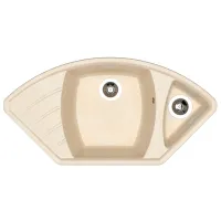 Chiuvetă Dr.Gans Gabi 115 x 51 / Piatră artificială / Beige Latte