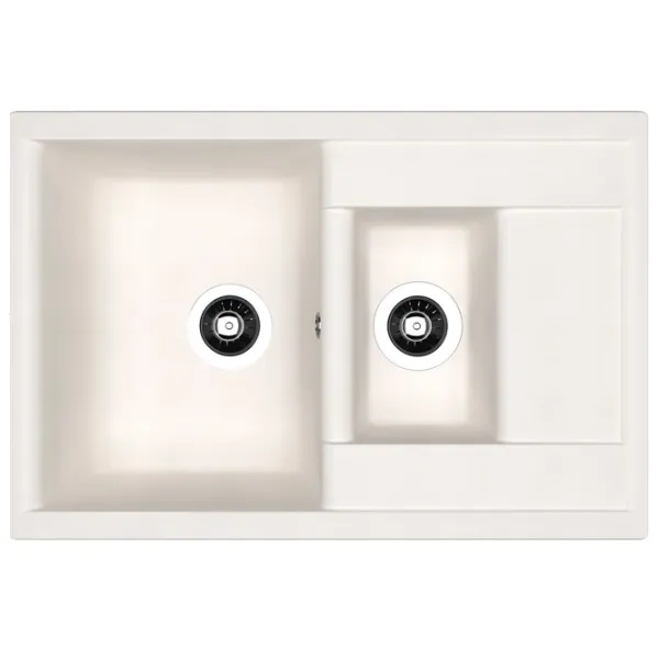 Chiuvetă Dr.Gans Astra 760K 76 x 51 / Piatră artificială / White photo 1