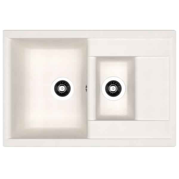 Chiuvetă Dr.Gans Astra 760K 76 x 51 / Piatră artificială / White photo 1
