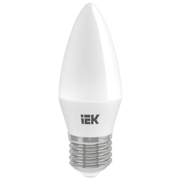 Bec LED IEK C35 LLE-C35-7-230-30-E27 E27/ 7 W/ 3300 K/ 630lm/ Yellow photo 1 Bec LED IEK C35 LLE-C35-7-230-30-E27 E27/ 7 W/ 3300 K/ 630lm/ Yellow photo 1