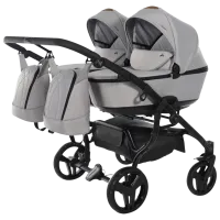 Cărucior pentru copil Junama Space DUO Eco 2809-001/ Gray