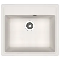 Кухонная мойка Dr.Gans Nica 570 57 x 51 / Искусственный камень / Белый
