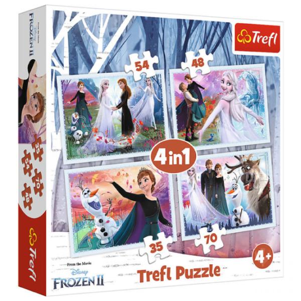 Пазл 2D Trefl 4in1 In the magic forest 3+/ Количество деталей: 207 photo 1 Пазл 2D Trefl 4in1 In the magic forest 3+/ Количество деталей: 207 photo 1