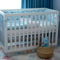 Lenjerie de pat pentru copii Veres Sleepy moon (2600000101585 ) Bumbac, silicon, sintepon/ Blue White