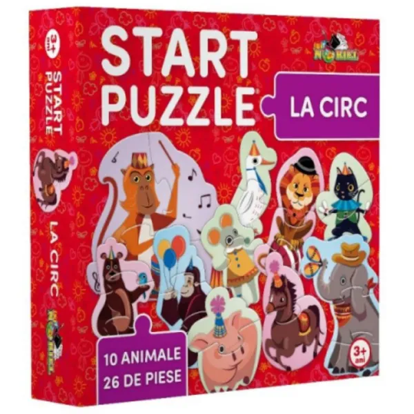 Пазл 2D Noriel Start Puzzle 4in1 – La circ 3+/ Количество деталей: 26 photo 1 Пазл 2D Noriel Start Puzzle 4in1 – La circ 3+/ Количество деталей: 26 photo 1