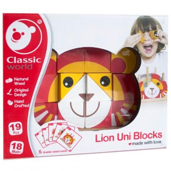 Настольная игра Classic World Lion Uni Blocks 1.5+/ Развитие photo 1