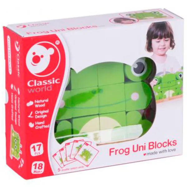 Настольная игра Classic World Frog Uni Blocks 1.5+/ Развитие photo 1