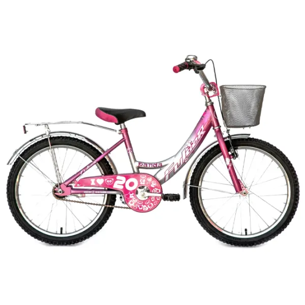 Bicicletă Fulger Panda 20" 11.6" Oțel/ Pink Silver photo 1 Bicicletă Fulger Panda 20" 11.6" Oțel/ Pink Silver photo 1