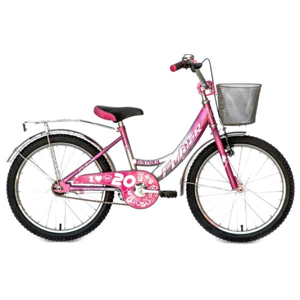 Bicicletă Fulger Panda 20" 11.6" Oțel/ Pink Silver photo 1 Bicicletă Fulger Panda 20" 11.6" Oțel/ Pink Silver photo 1