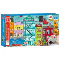 Пазл 2D Hape Animated City 4+/ Количество деталей: 49