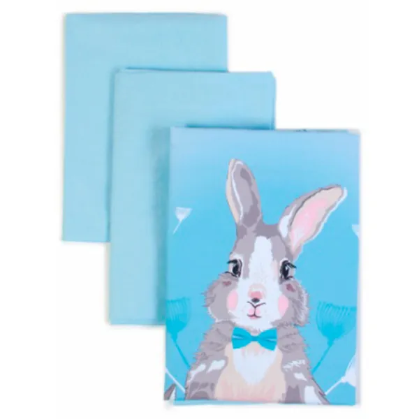 Детское постельное бельё Veres Summer Bunny (2600000099394 ) Хлопок/ Синий Bunny photo 1