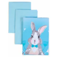 Детское постельное бельё Veres Summer Bunny (2600000099394 ) Хлопок/ Синий Bunny