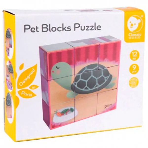 Joc de masă Classic World Pet Blocks Puzzle 1+/ Dezvoltare photo 1