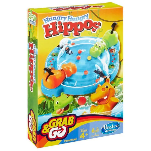 Настольная игра Hasbro Hungry Hungry Hippos 4+/ Развитие photo 1 Настольная игра Hasbro Hungry Hungry Hippos 4+/ Развитие photo 1