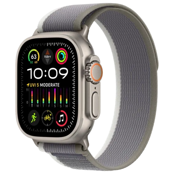 Ceas inteligent Apple Watch Ultra 2 1.92"/ 49 mm/ Natural Titanium - Gray Trail/ MRF33RB/ A photo 1
