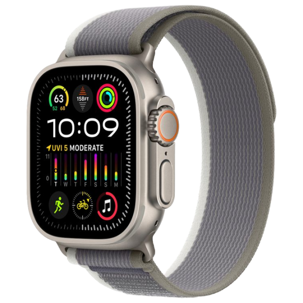 Ceas inteligent Apple Watch Ultra 2 1.92"/ 49 mm/ Natural Titanium - Gray Trail/ MRF33RB/ A photo 1