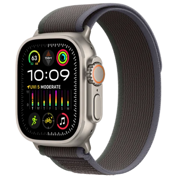 Умные часы Apple Watch Ultra 2 1.92"/ 49 мм/ Натуральный Титан - Черная тропа/ MRF63RB/ A photo 1 Умные часы Apple Watch Ultra 2 1.92"/ 49 мм/ Натуральный Титан - Черная тропа/ MRF63RB/ A photo 1