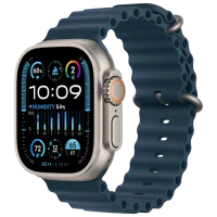 Ceas inteligent Apple Watch Ultra 2 1.92"/ 49 mm/ Natural Titanium - Blue Ocean/ MREG3RB/ A