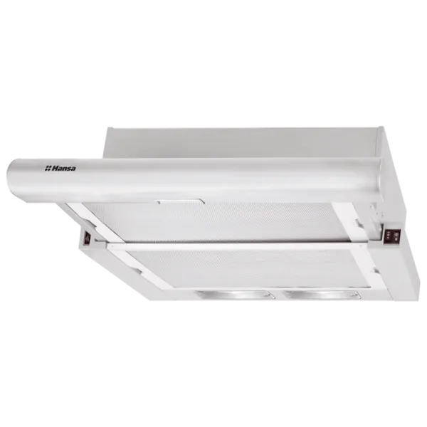 Hotă Hansa OTS625WH Telescopică/ White/ Gray photo 1 Hotă Hansa OTS625WH Telescopică/ White/ Gray photo 1